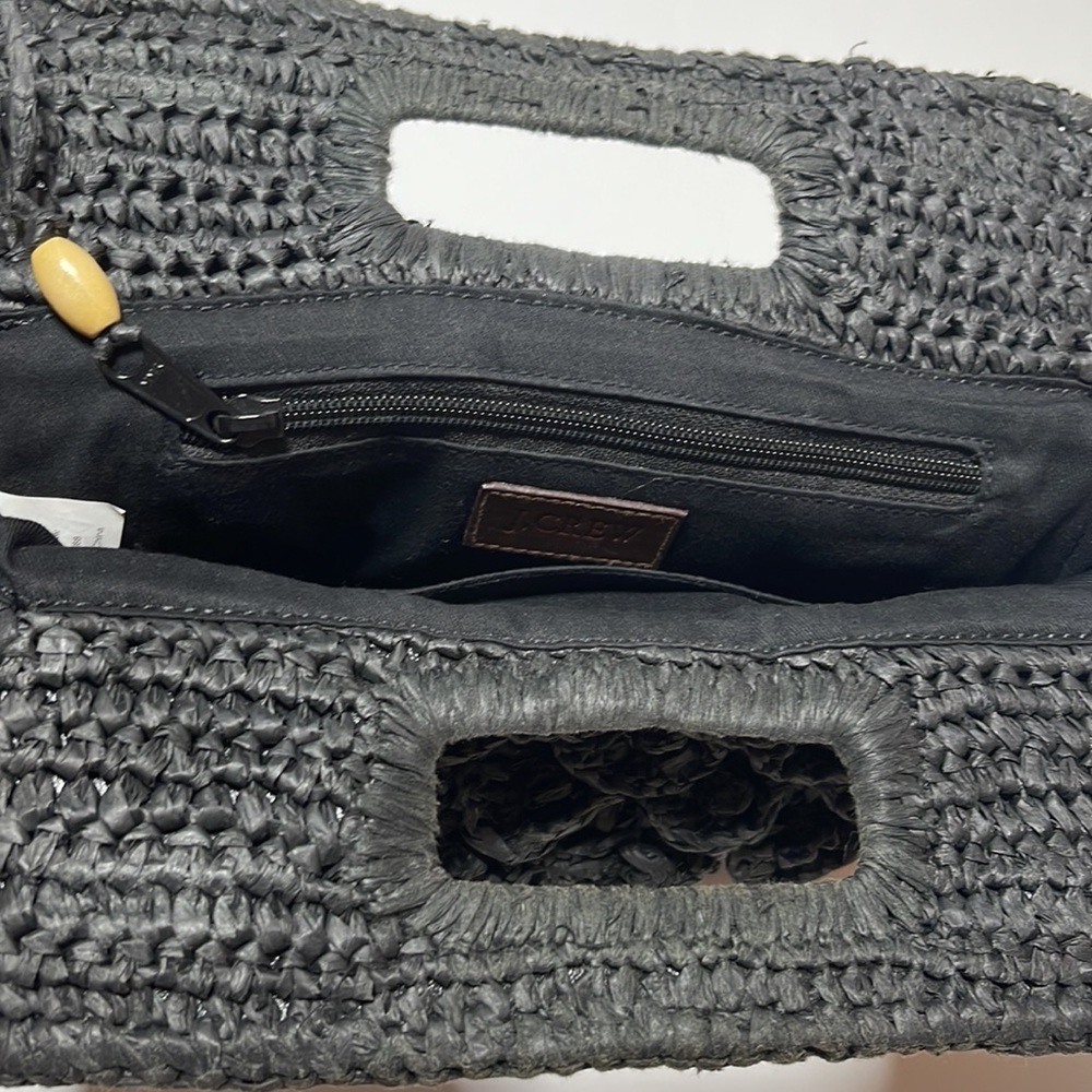 J.Crew Raffia Clutch - Picture 3 of 7